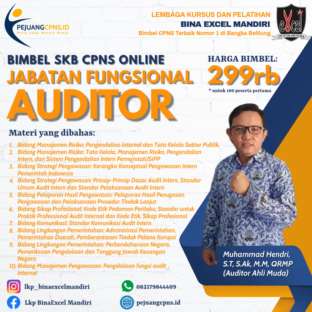 BIMBEL ONLINE SKB AUDITOR 2024
