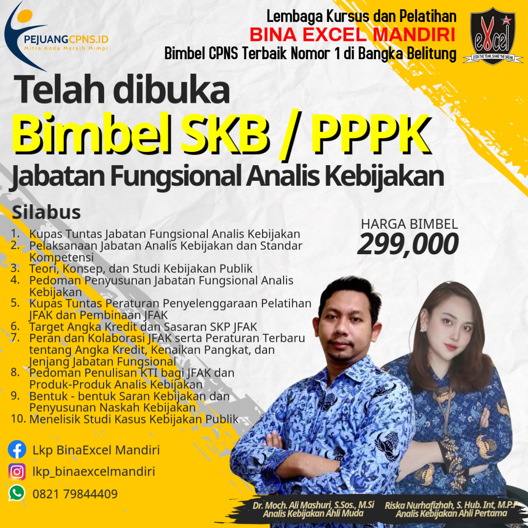 BIMBEL ONLINE SKB/PPPK JFAK